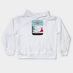 1936 Over the Top at Yellowstone Park Kids Hoodie